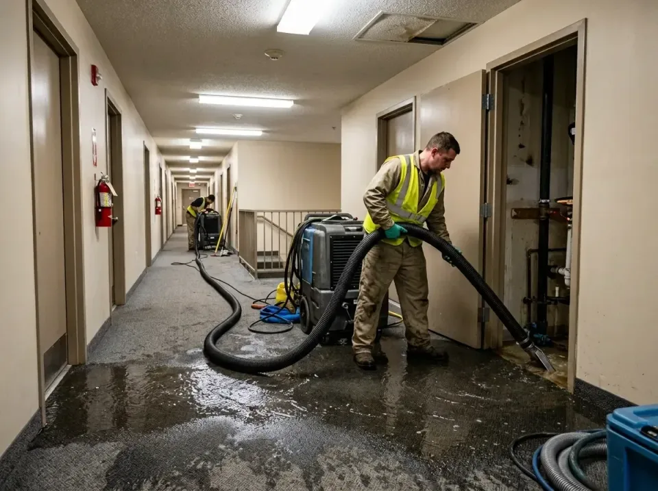 multi-unit-apartment-hallway-f-005 — frequently asked questions, Emergency Burst Pipe Water Extraction & Removal in Forestbr…
